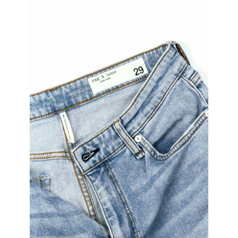 Rag & Bone Casey High Rise Ankle Flare Crop Jeans 29 Lucy Indigo WDD23S2917FFLU - Picture 6 of 11